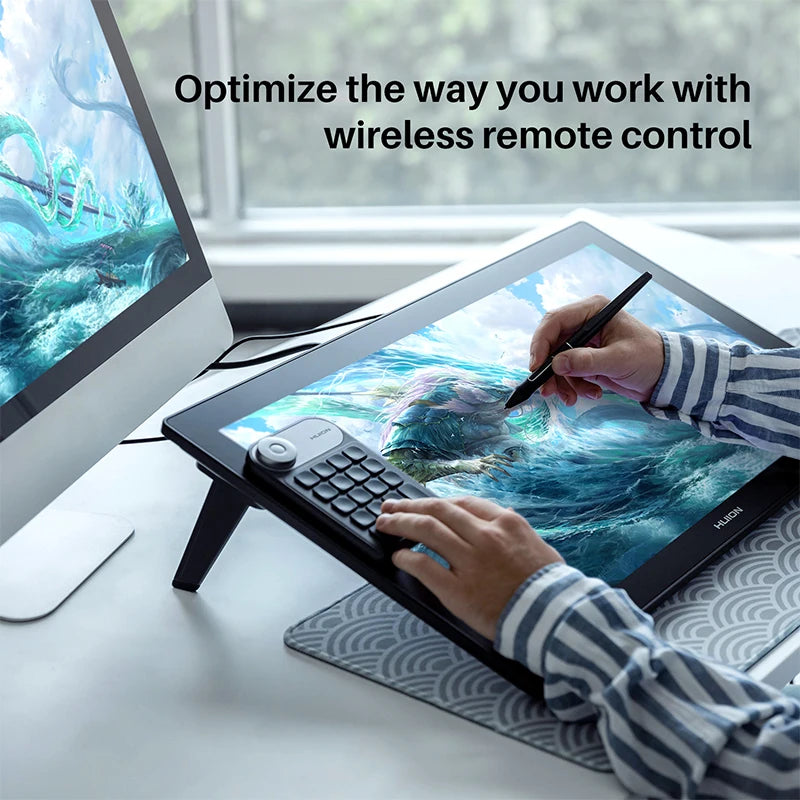 Huion Kamvas Pro 4K Graphics Display With Built In Stand