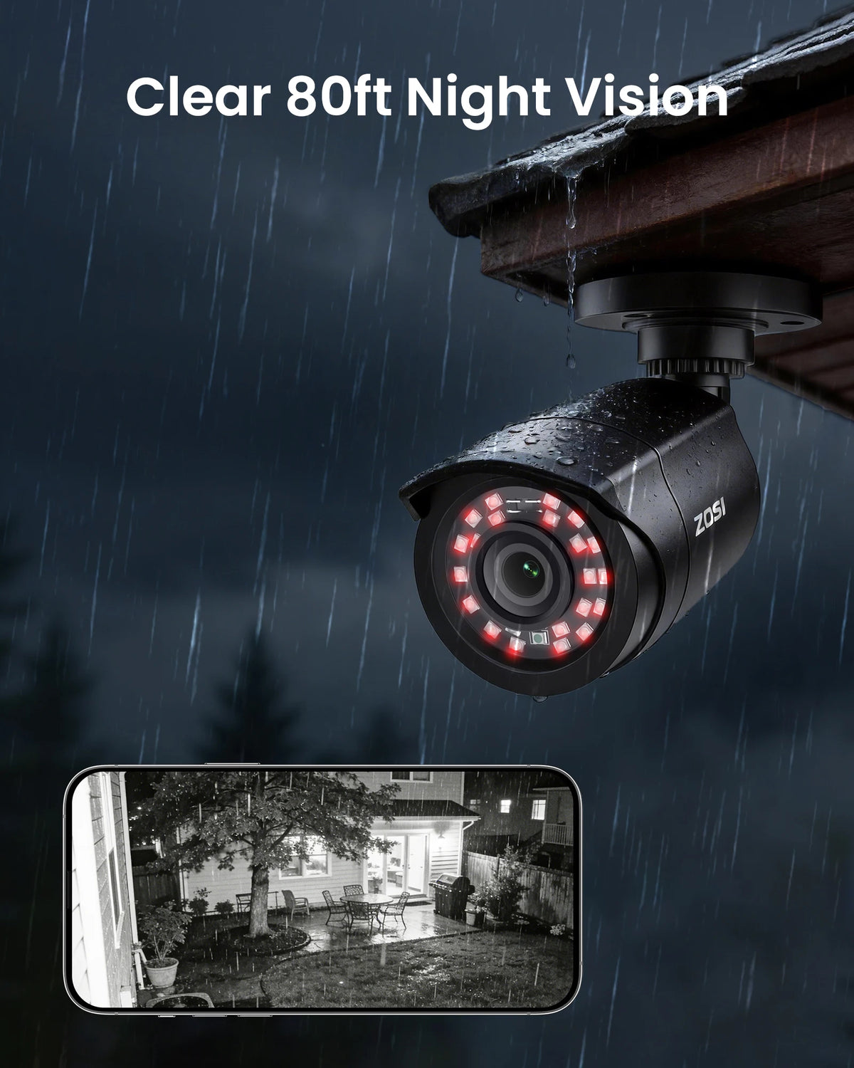 Zosi Advanced Human And Vehicle Detection Dvr Camera System