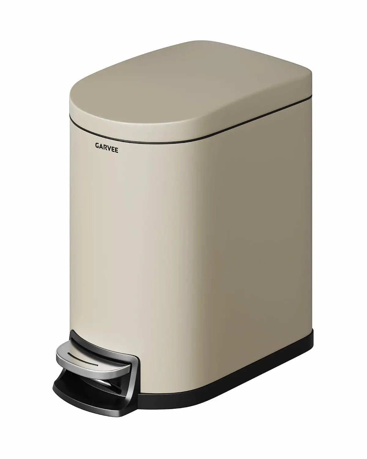 Garvee Stainless Steel Pedal Trash Can With Soft Close Lid