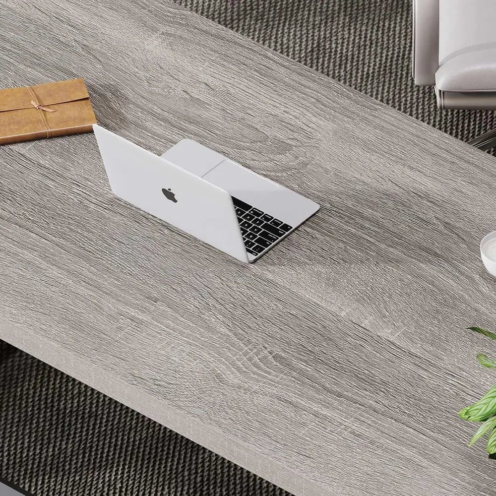 Industrial L Shaped Computer Desk With Sturdy Metal Frame