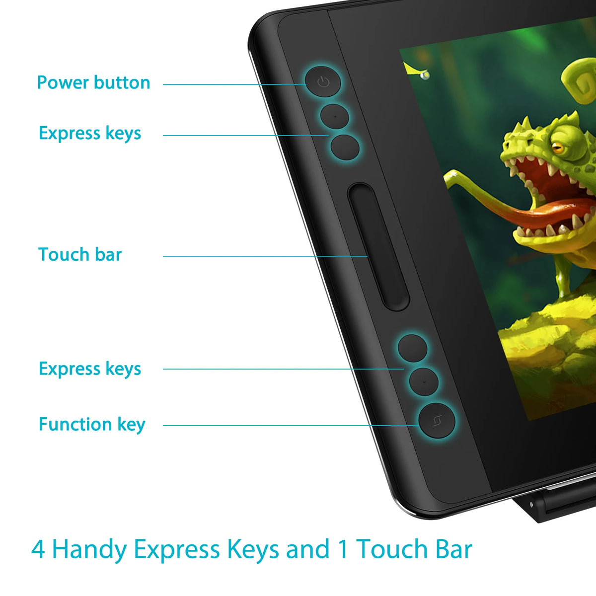 Huion Kamvas Pro Graphics Tablet With Tilt Support Pen