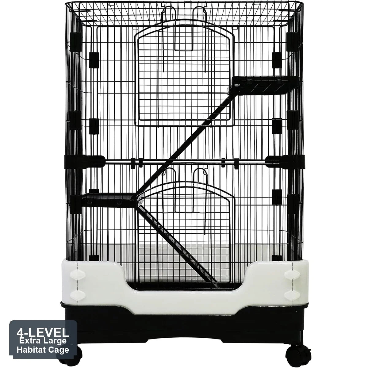 Premium Four Level Small Animal Habitat Cage For Pets