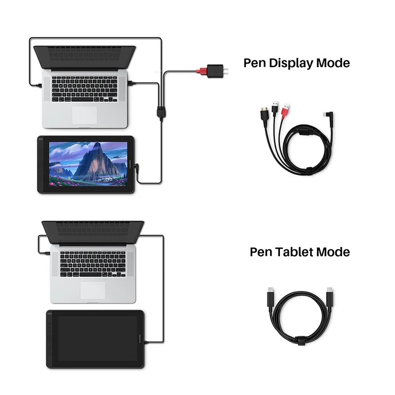 Huion Kamvas 13 Graphics Tablet Monitor With Battery Free Stylus