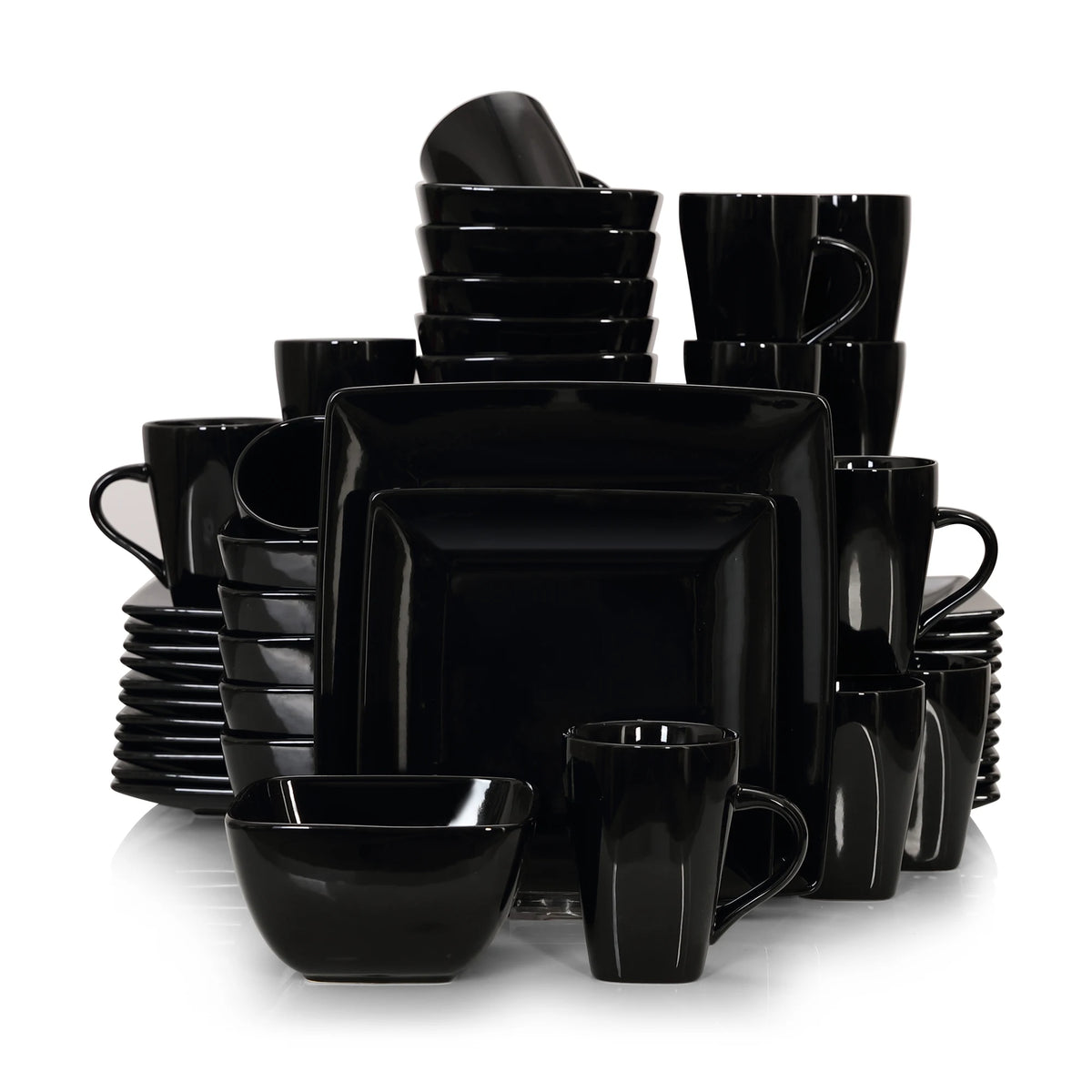 Malacasa Ceramic Porcelain Dinnerware Set With Bowls And Plates