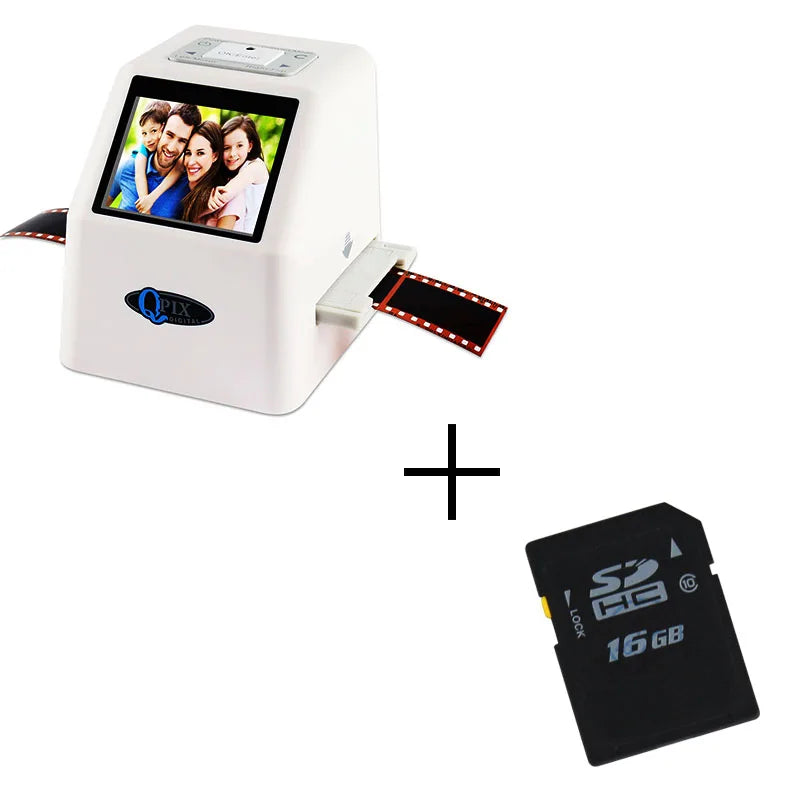 QPIX 35MM Film Scanner Converts Negative And Slide Rolls
