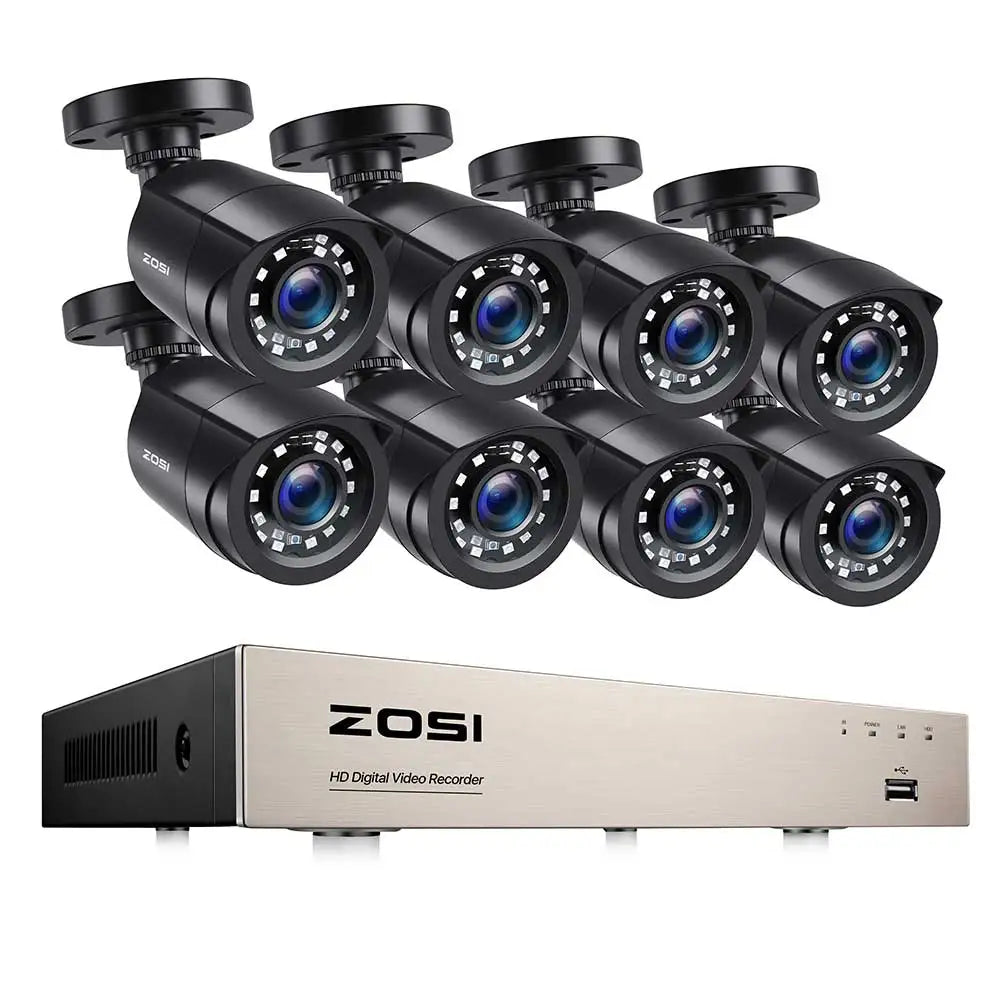 Zosi Advanced Human And Vehicle Detection Dvr Camera System