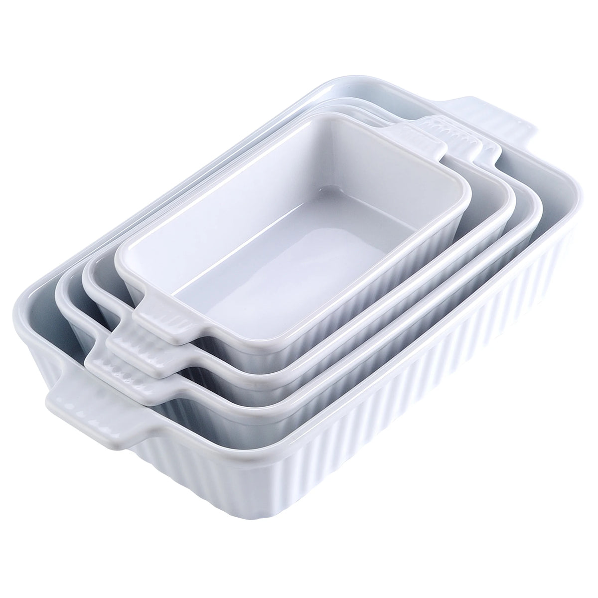Malacasa Ceramic Baking Dish Set For Oven To Table Serving