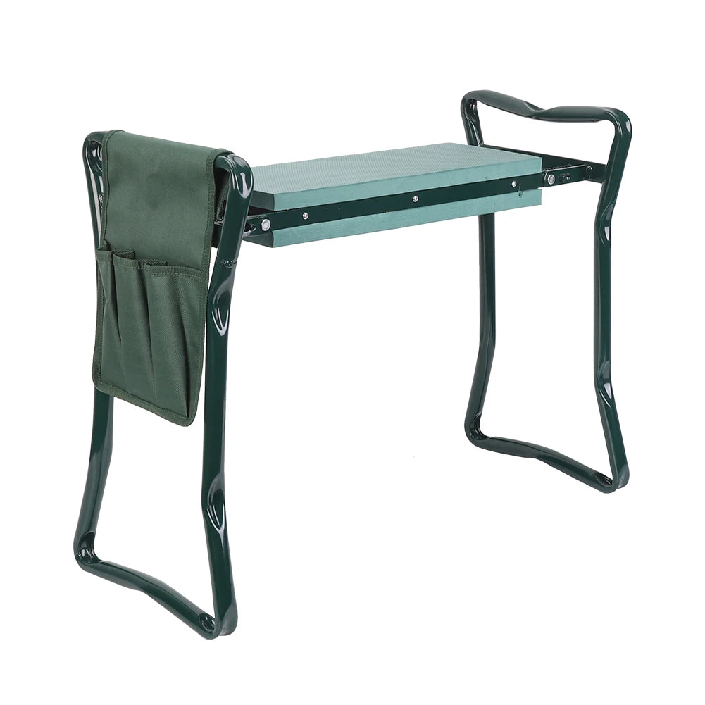 Heavy Duty Folding Garden Kneeler With Padded Seat And Handles