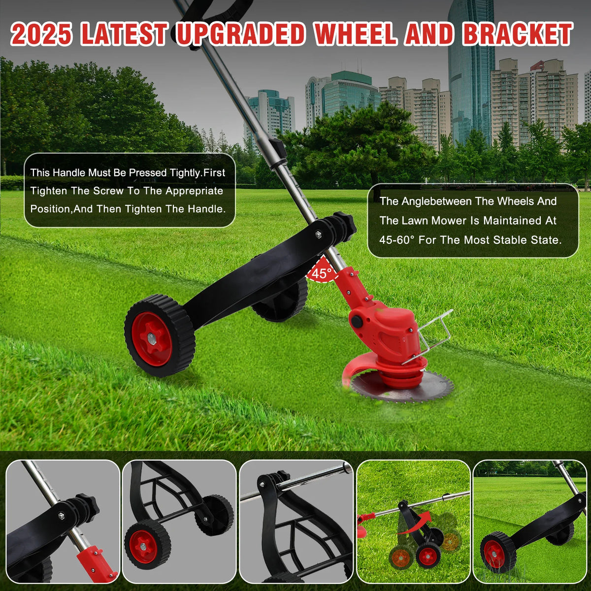 Cordless Electric Grass Trimmer And Brush Cutter For Gardening