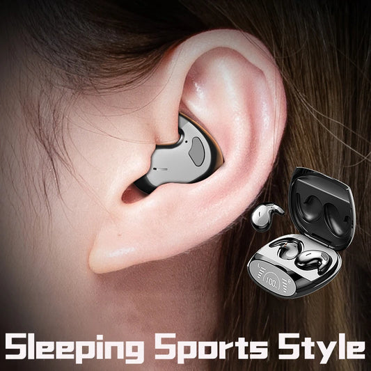Shuke Ultra Thin Wireless Bluetooth Sleep Earphones With Noise Cancellation