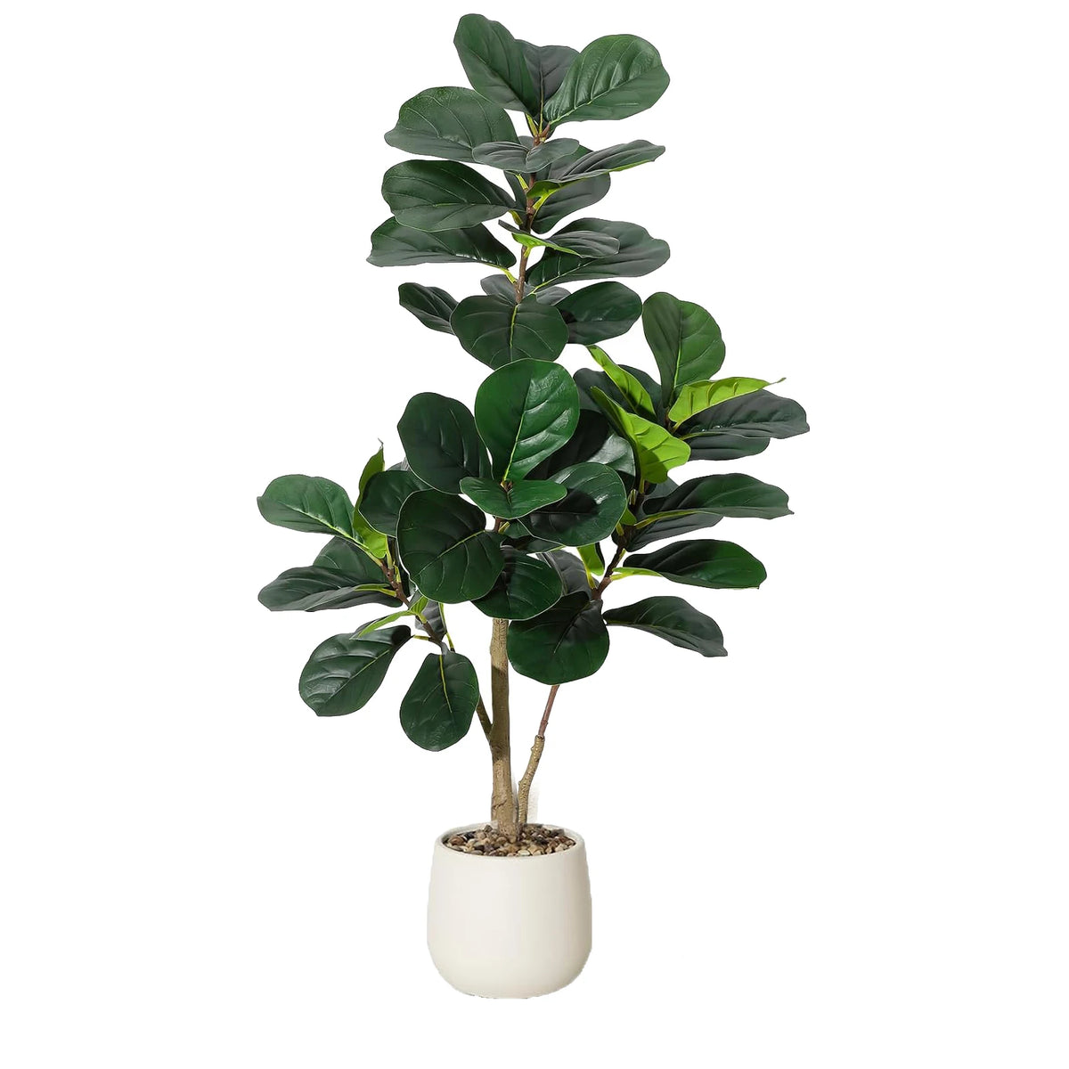 HiMiss Realistic Artificial Fiddle Leaf Fig Tree For Home