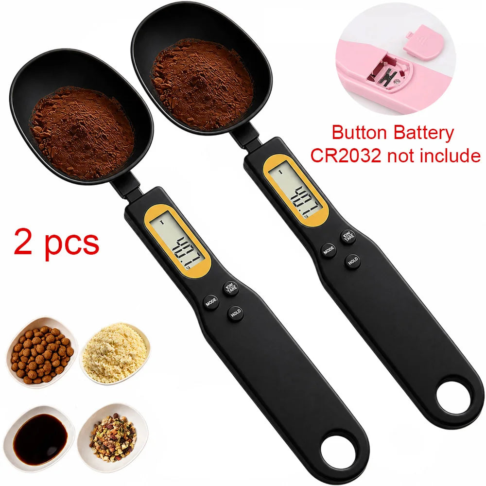 Digital Measuring Spoon Scale Lcd Display Kitchen Food Weight Tool