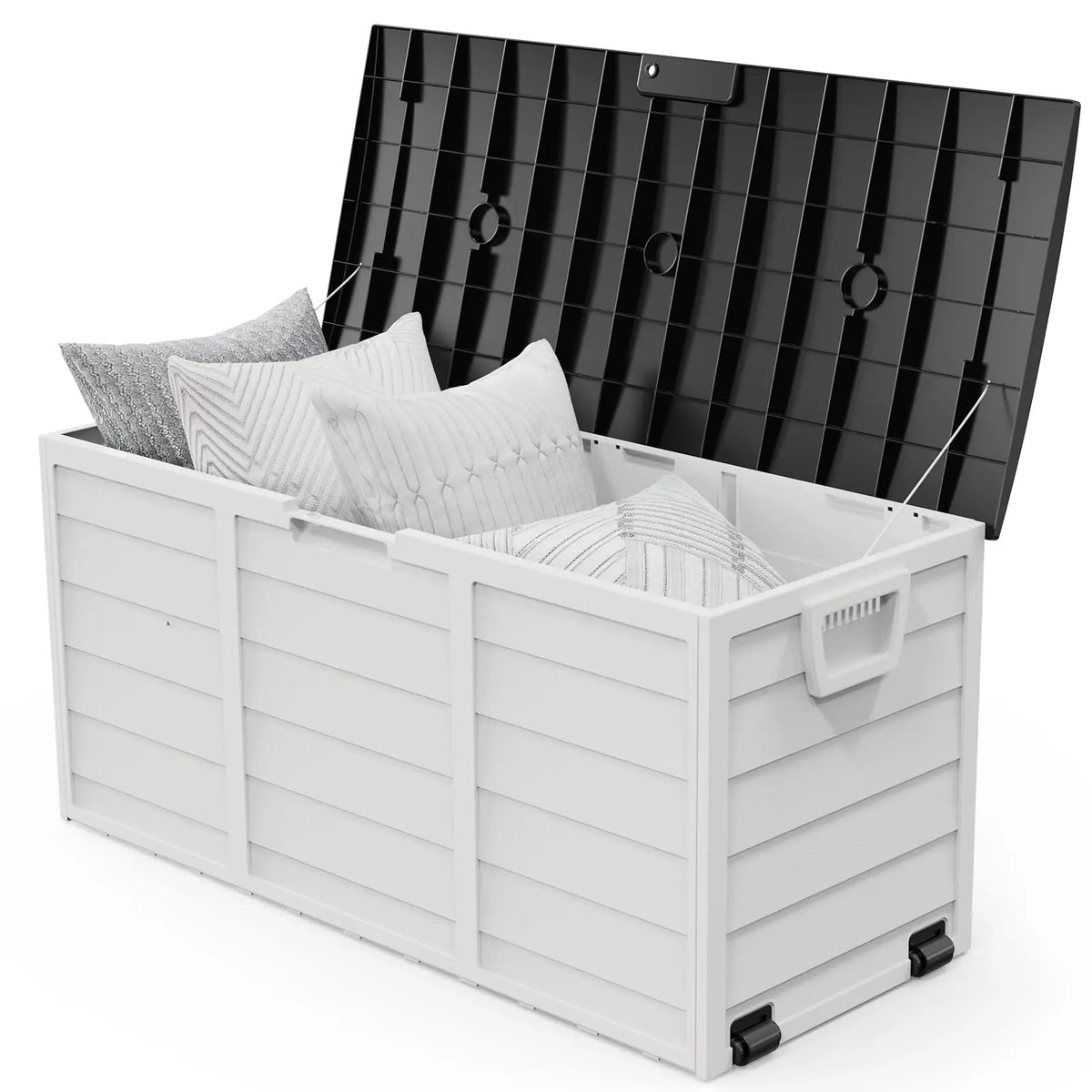 VINGLI Waterproof Outdoor Storage Deck Box With Lockable Design