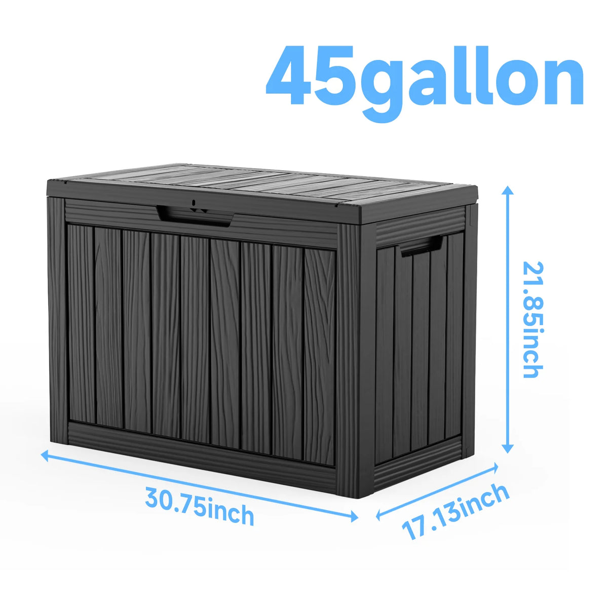 Premium Lockable Resin Waterproof Outdoor Deck Storage Box