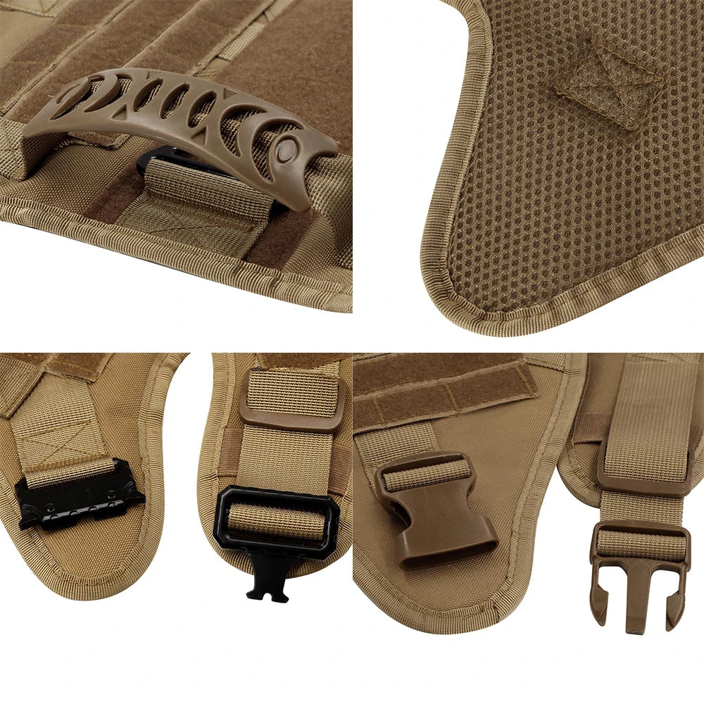 PetraVEL Padded Nylon Dog Harness And Leash Set With Buckle