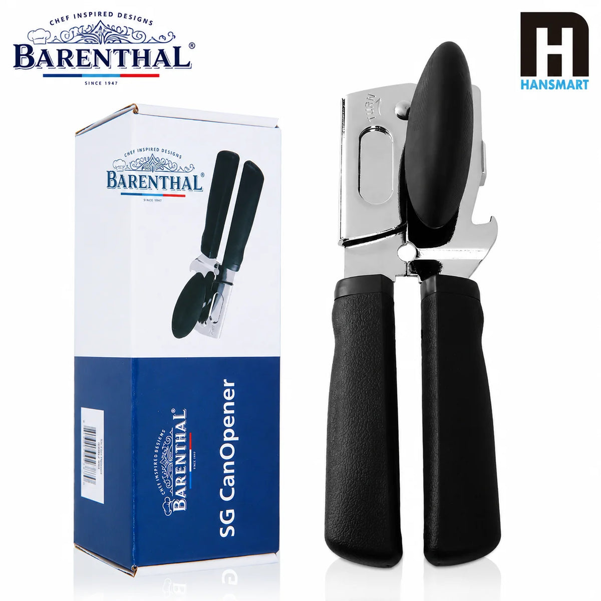 Stainless Steel Side Cut Can Opener With Safe Smooth Edge