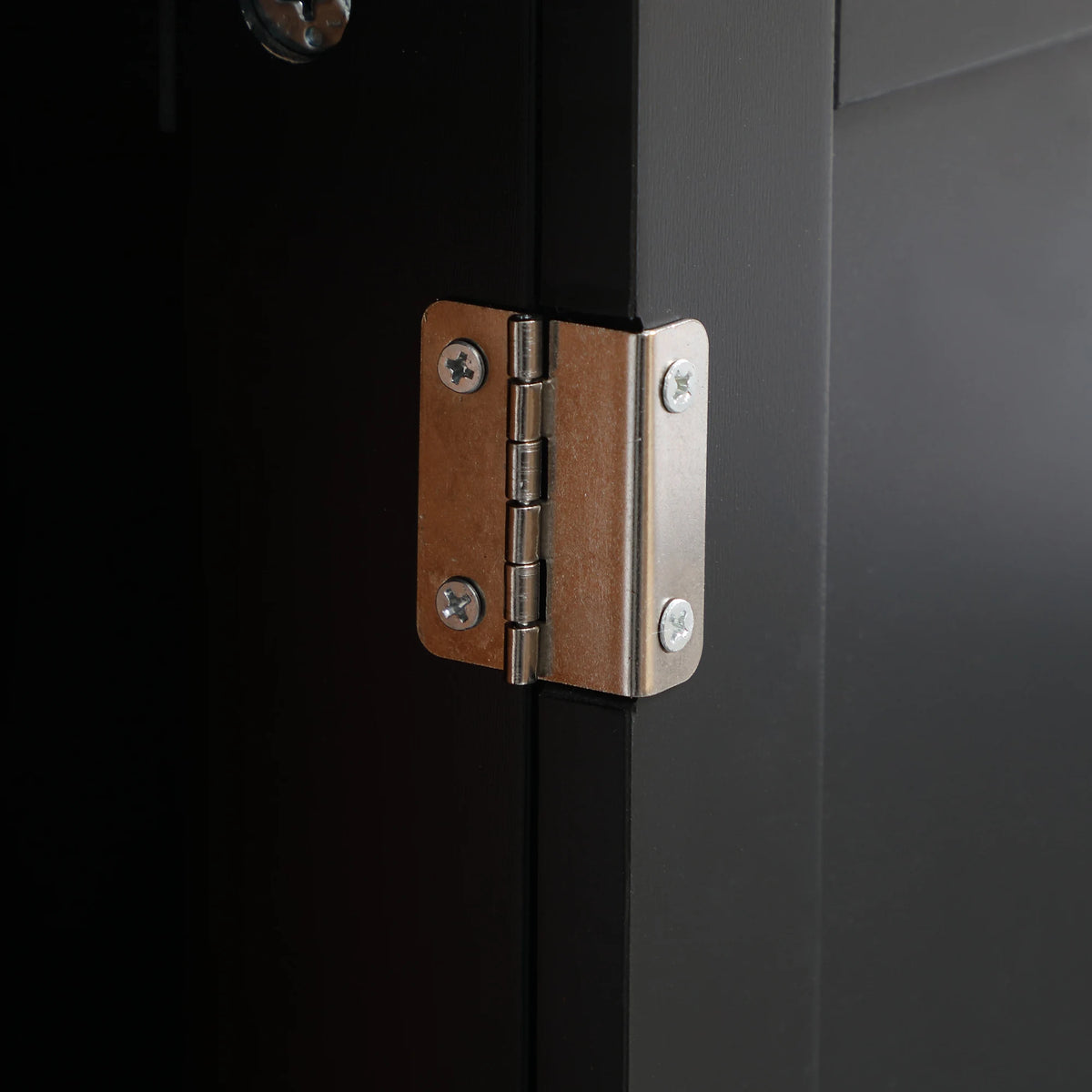 Homcom Modern Bathroom Cabinet With Storage Shelf And Doors