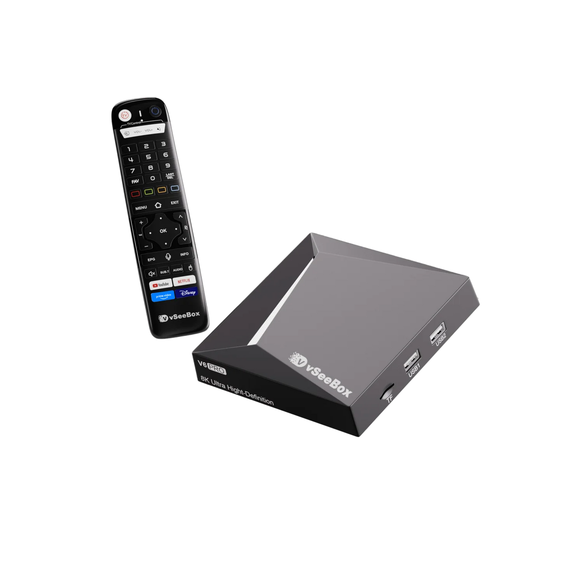 VseeBox Android TV Box 8K Ultra HD Voice Control Bluetooth 5.0