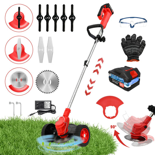 Cordless Electric Grass Trimmer And Brush Cutter For Gardening
