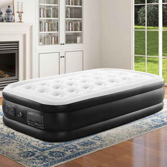 MCQ Air Mattress With Built In Pump And Non-Slip Base