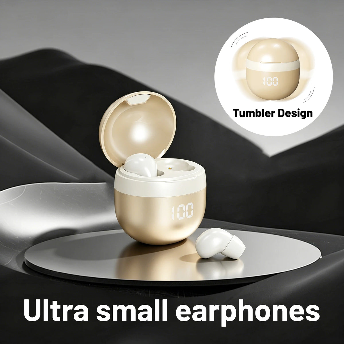 SHUKE Bluetooth Sleep Earbuds With Noise Cancelling And HiFi Bass