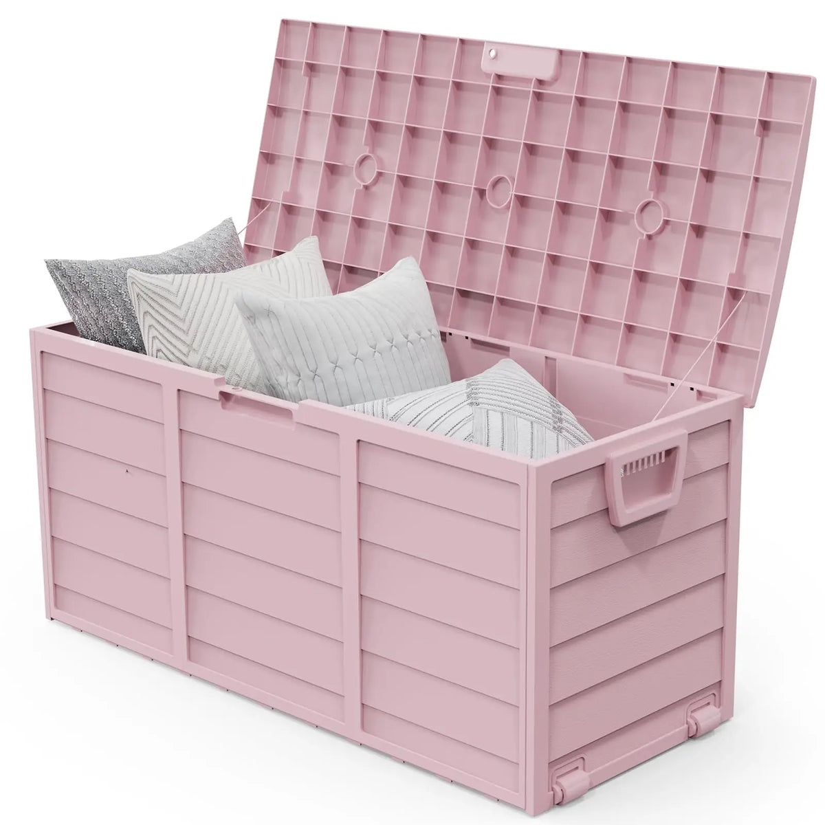 VINGLI Waterproof Outdoor Storage Deck Box With Lockable Design