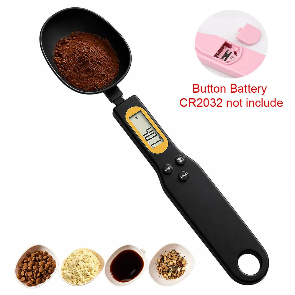 Digital Measuring Spoon Scale Lcd Display Kitchen Food Weight Tool