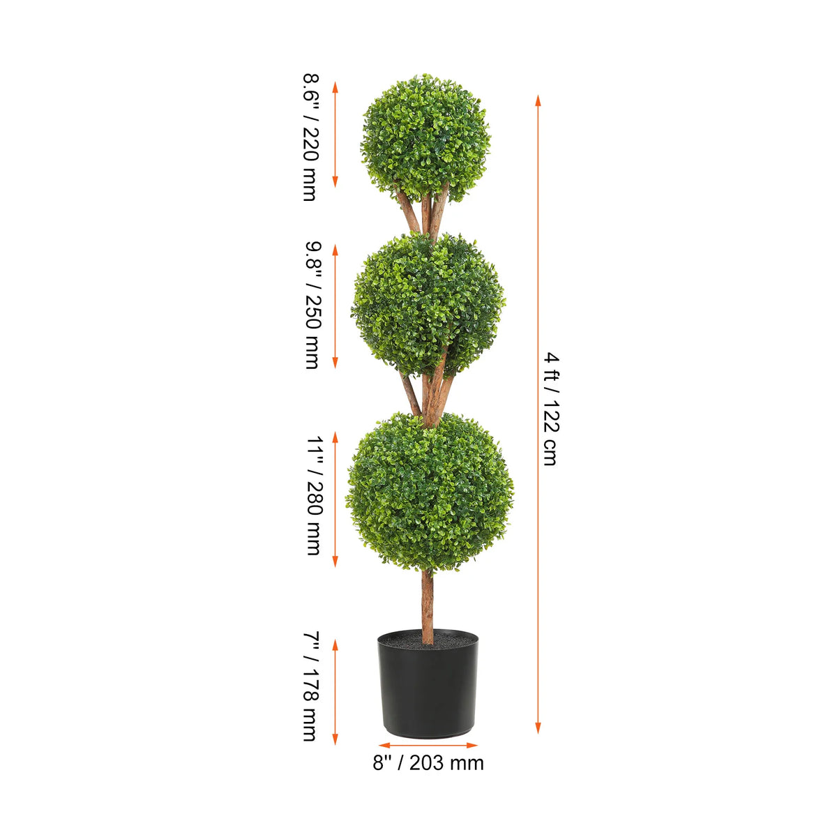 Artificial Boxwood Spiral Topiary Tree For Elegant Outdoor Garden Decor