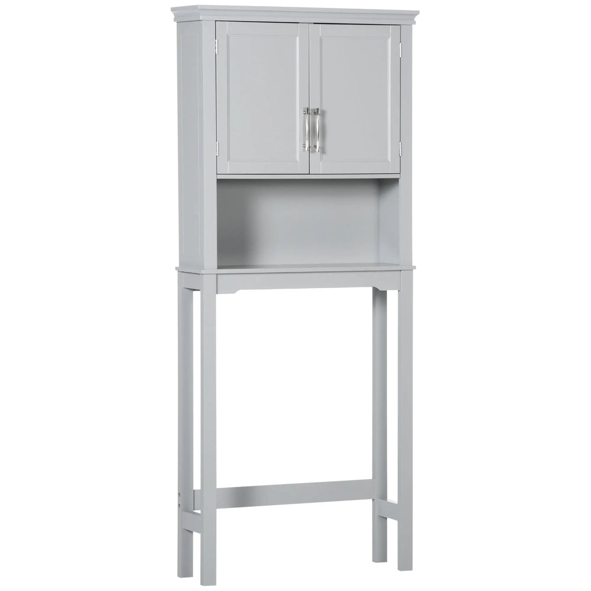Kleankin Modern Over The Toilet Storage Cabinet With Bathroom Organizer