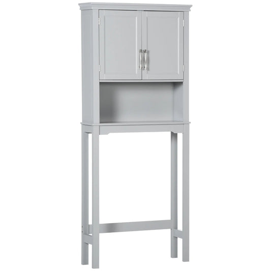 Kleankin Modern Over The Toilet Storage Cabinet With Bathroom Organizer
