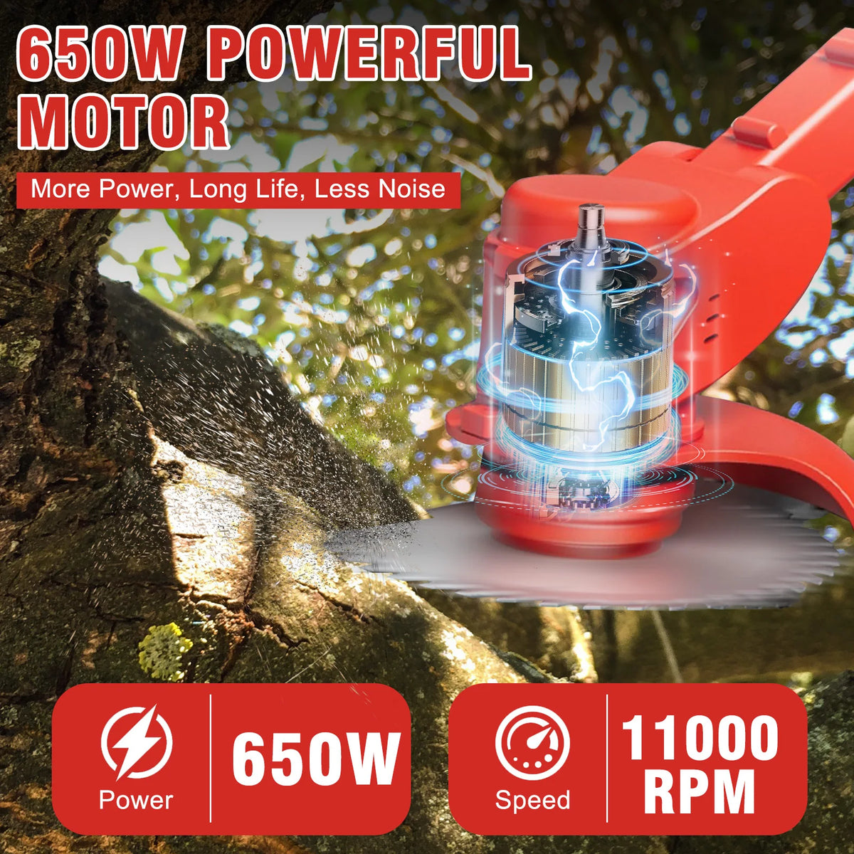 Cordless Electric Grass Trimmer And Brush Cutter For Gardening