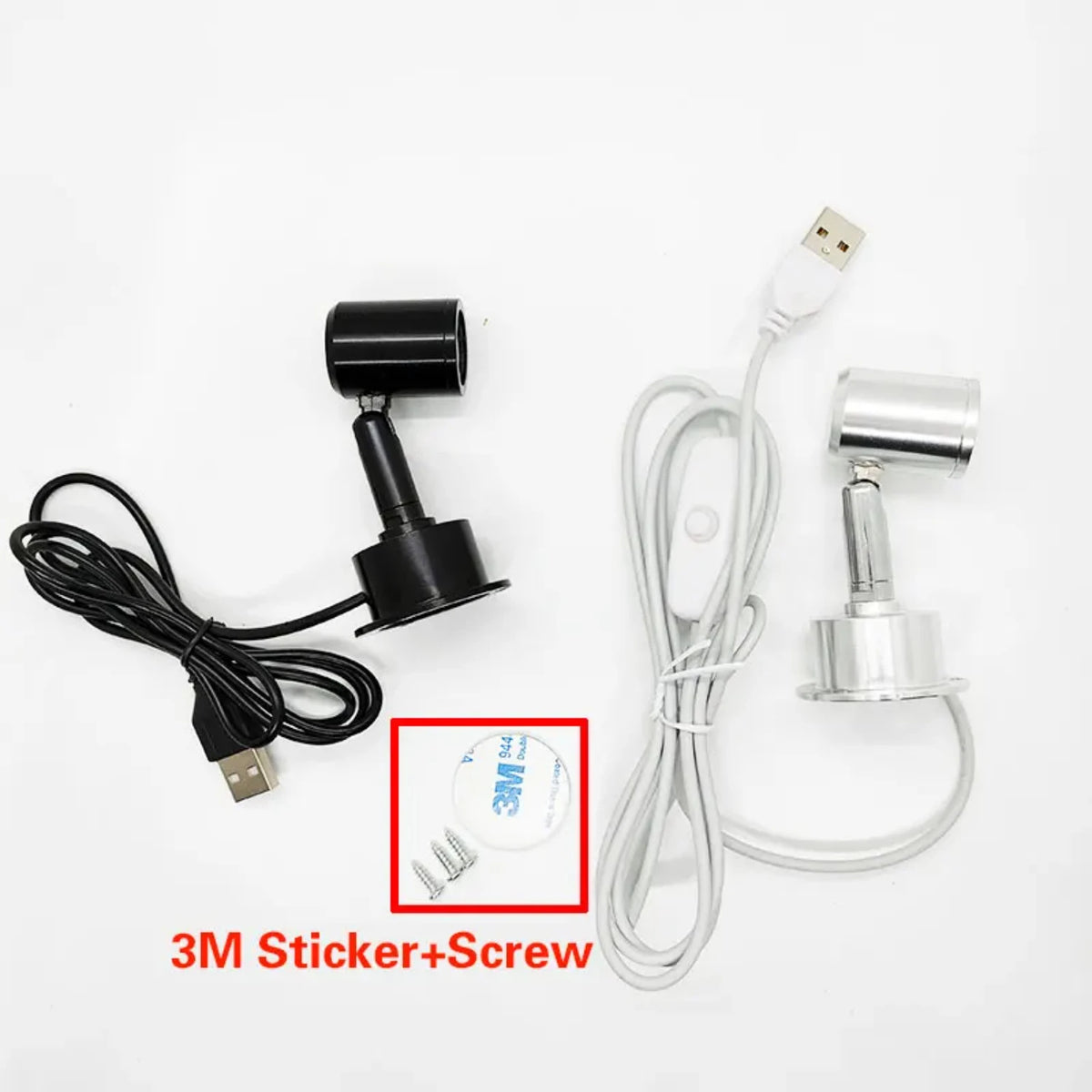 USB LED Spotlight for Jewelry Cabinet and Showcase Lighting