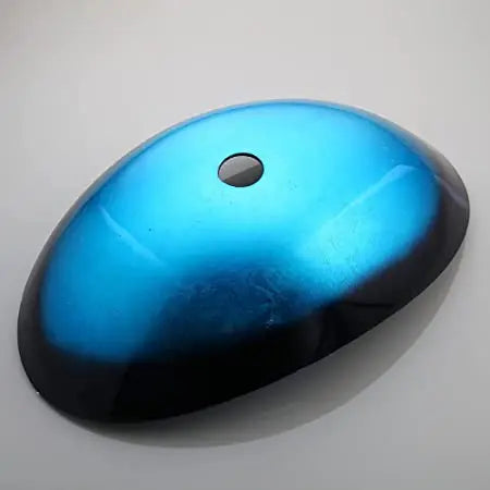 Mekkhal Tempered Glass Bathroom Oval Vessel Sink With Faucet