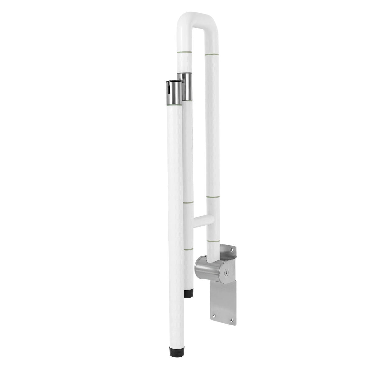 Foldable Metal Toilet Grab Bar Non Slip Bathroom Safety Support