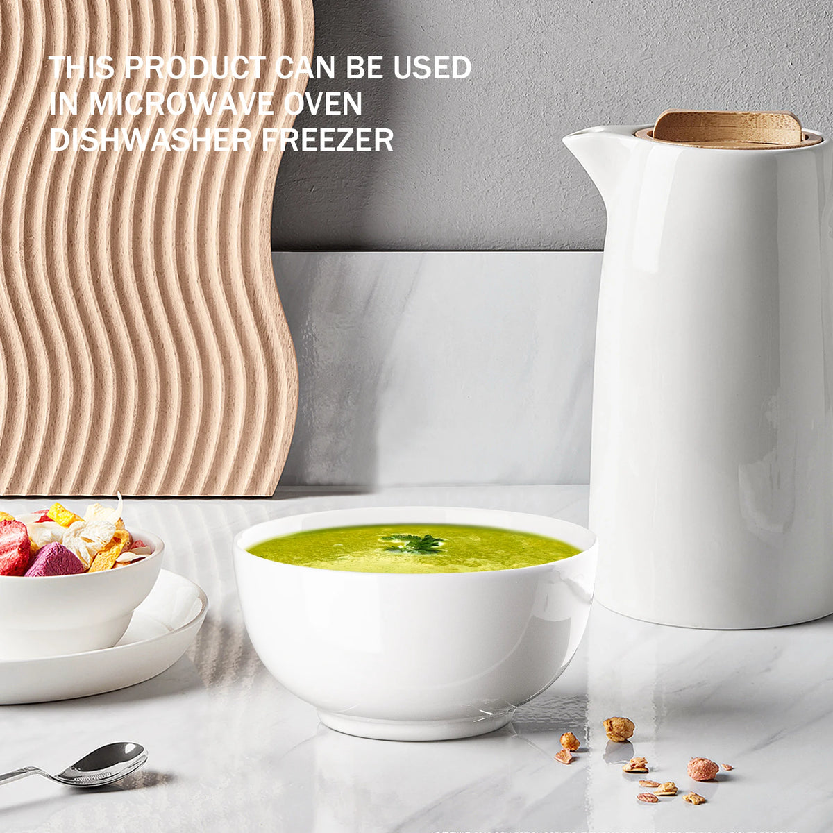 Premium Porcelain Bowl Set For Everyday Family Dining