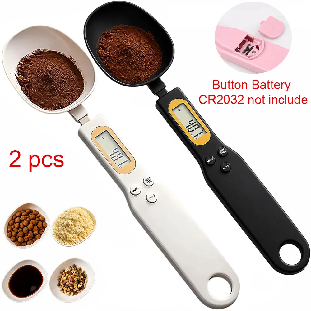 Digital Measuring Spoon Scale Lcd Display Kitchen Food Weight Tool