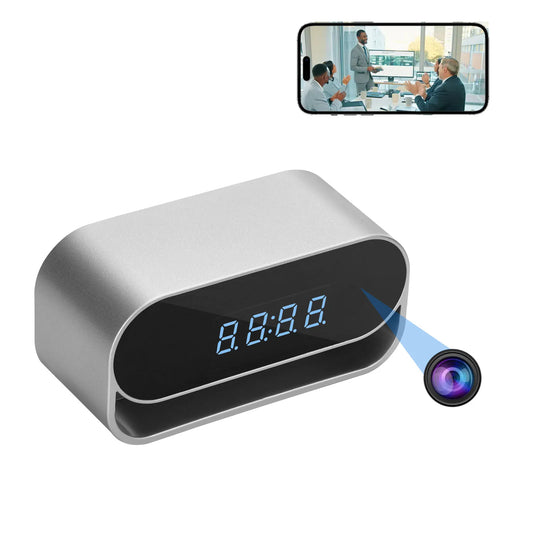 Ouvis 4K Clock Camera Surveillance With Wifi Night Vision