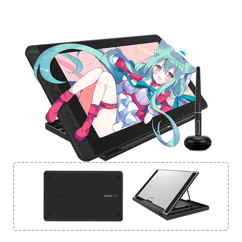 Huion Kamvas 13 Graphics Tablet Monitor With Battery Free Stylus