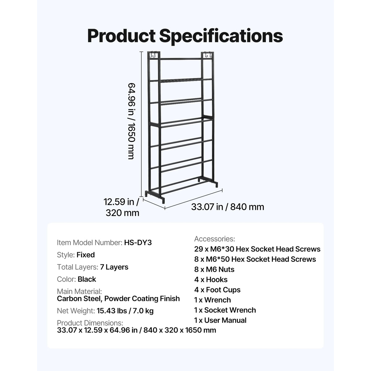 SucceBuy Professional 3D Printer Filament Storage Rack Stand