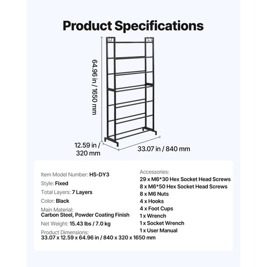 SucceBuy Professional 3D Printer Filament Storage Rack Stand