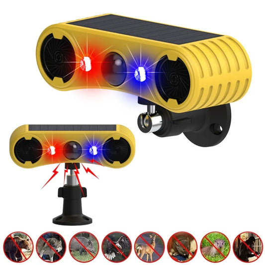 Outdoor Solar Motion Sensor Alarm With Waterproof Security Detection