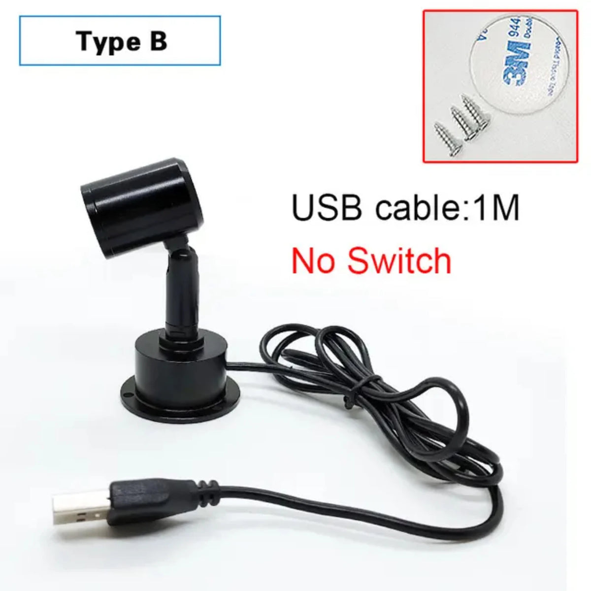 USB LED Spotlight for Jewelry Cabinet and Showcase Lighting