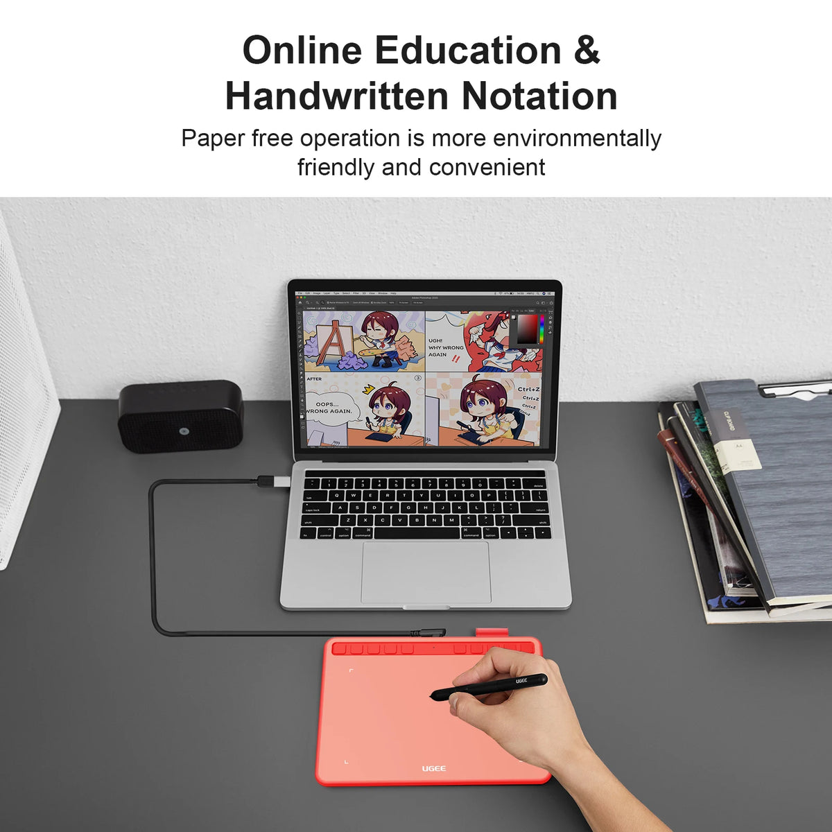 Ugee S640 Digital Drawing Tablet With Premium Build For Creators
