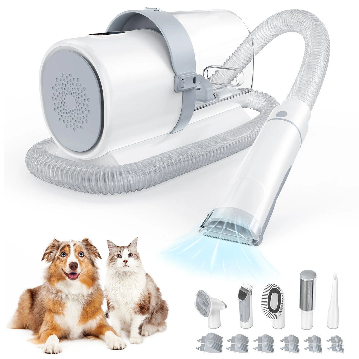 Sweetcrispy Low Noise Electric Pet Grooming Clipper With Ceramic Blades