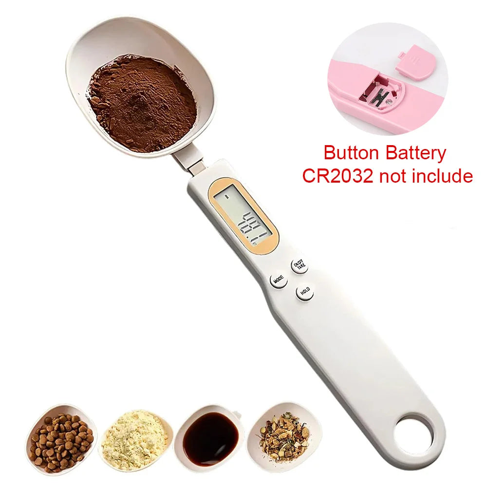 Digital Measuring Spoon Scale Lcd Display Kitchen Food Weight Tool