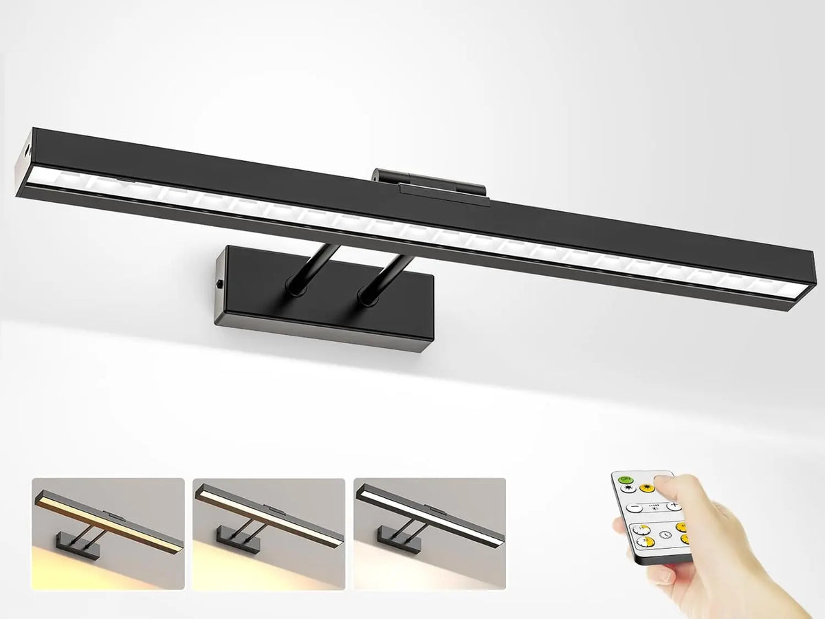PRTILOUD 16in Wireless Art Light With Dimmable Battery Power