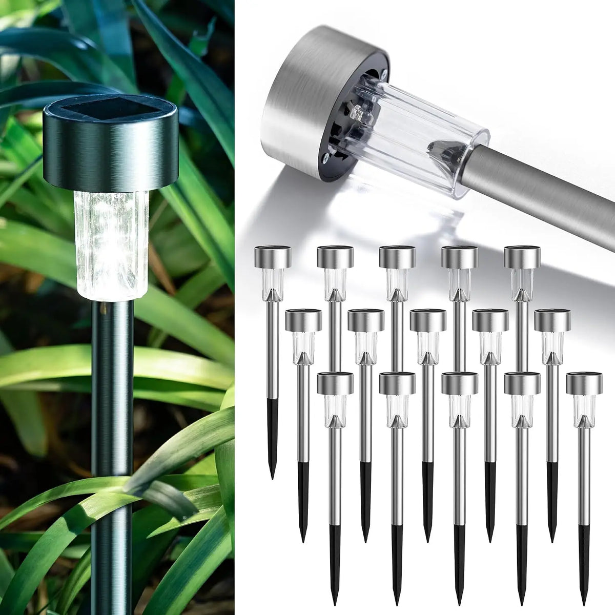 Outdoor Waterproof Solar Garden Lights For Patio And Lawn