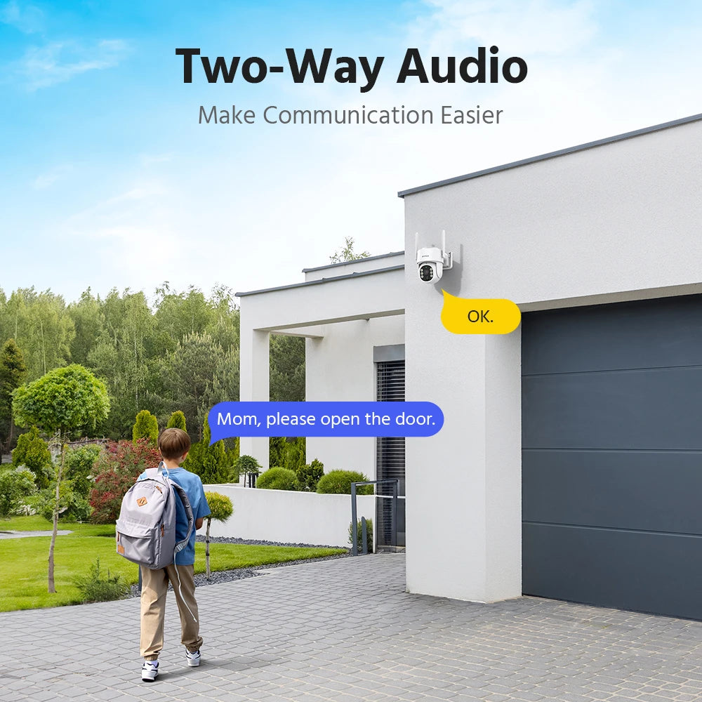 ANNKE 4MP Solar Wireless Security Camera System With NVR