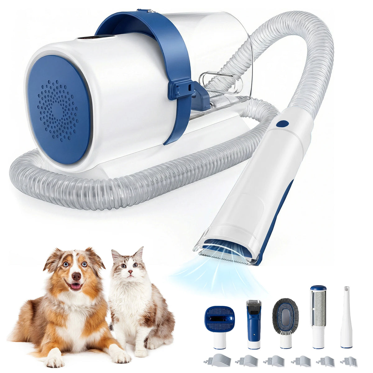 Sweetcrispy Low Noise Electric Pet Grooming Clipper With Ceramic Blades