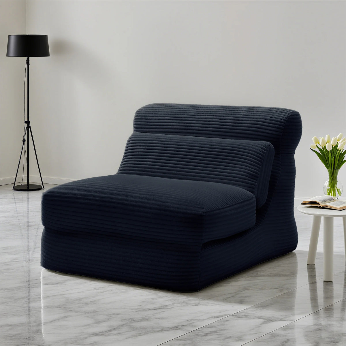 JHK Ergonomic Convertible Folding Sofa Bed with Lumbar Support